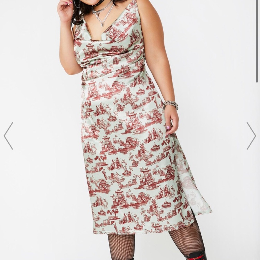 satin maxi dress